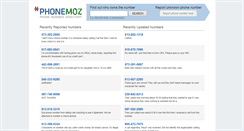 Desktop Screenshot of phonemoz.com